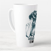 姦淫おもしろいは懸命ギブソンガール カフェラテマグ (左アングル)