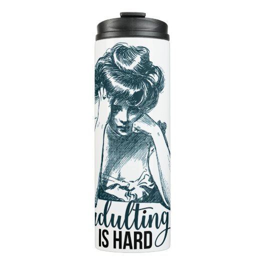 姦淫おもしろいは懸命ヴィンテージギブソンガール タンブラー (正面)