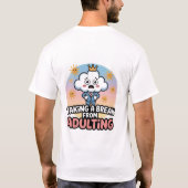 姦淫から抜け出す!」 Tシャツ (裏面)