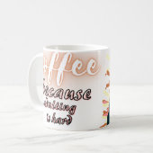 姦淫が懸命 コーヒーマグカップ (正面左)