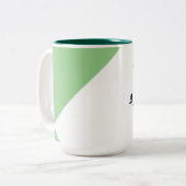 姦淫が懸命 |シックタイポグラフィ ツートーンマグカップ (正面左)