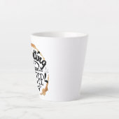 姦淫にはコーヒーが必要 – COFFEE LOVE カフェラテマグ (正面)