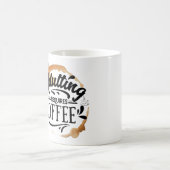 姦淫にはコーヒーが必要 – COFFEE LOVE コーヒーマグカップ (中央)