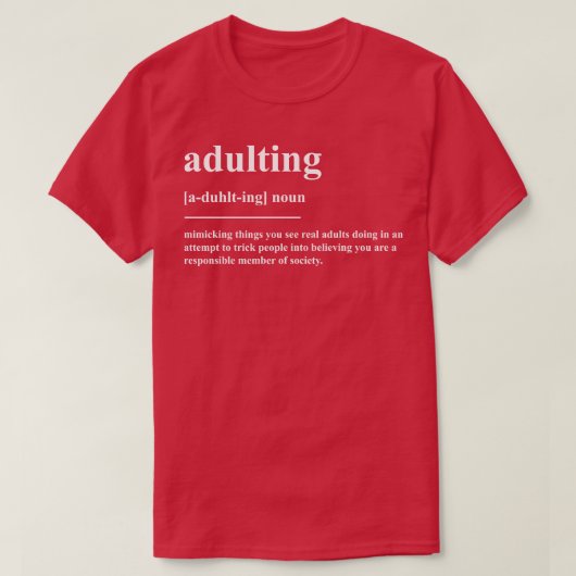 姦淫の定義 Tシャツ (デザイン正面)
