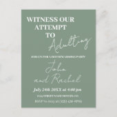 姦淫の引っ越し祝いパーティーパーティー ポストカード (正面)