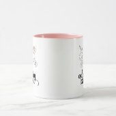 姦淫は懸命おもしろいユニコーン マグカップ (中央)