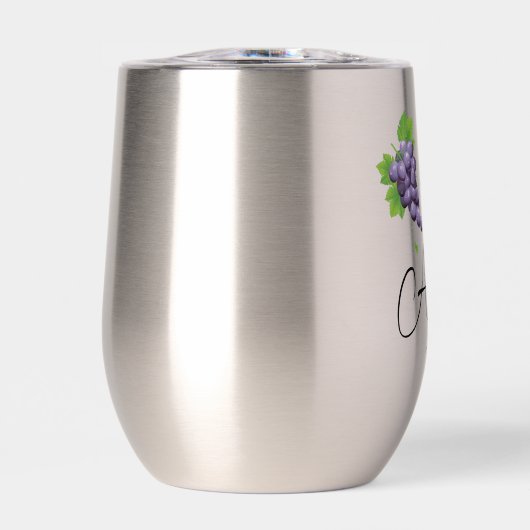 姦淫は懸命無しワインタンブラー (正面)