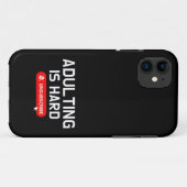 姦淫は懸命購読解除 |カスタマイズ可能引用文 Case-Mate iPhoneケース (裏面(横))