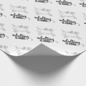 姦淫は懸命 おもしろい ラッピングペーパー (角)