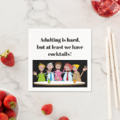 姦淫は懸命...カクテルおもしろいナプキン スタンダードカクテルナプキン (インサイチュ)