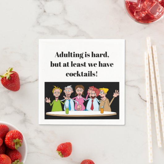 姦淫は懸命...カクテルおもしろいナプキン スタンダードカクテルナプキン (インサイチュ)