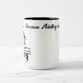 姦淫は懸命 ツートーンマグカップ (中央)