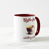 姦淫コーヒー マグカップ (正面右)