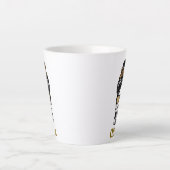 姦淫レディラテマグカップ カフェラテマグ (正面)