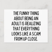 姦淫？私は推薦しない ポストカード (正面)