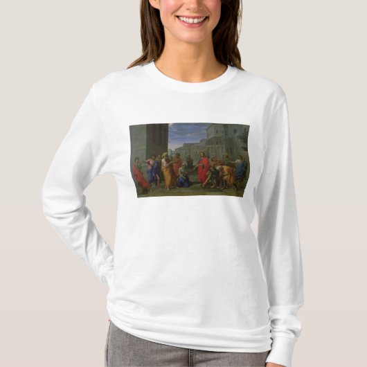 姦通1653年で取られる女性 Tシャツ (正面)