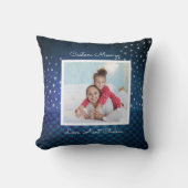 姪おばさんフォトグリッタースターズキュートガール クッション (正面)