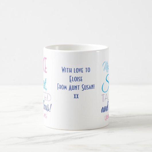 姪おもしろい枝 コーヒーマグカップ (中央)