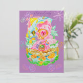 姪っ子のイパーソナライズされたースターカード。 サンキューカード (スタンド正面)