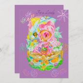 姪っ子のイパーソナライズされたースターカード。 サンキューカード (正面/裏面)