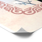 姪っ子の花恋人の贈り物から叔母に ポスター (角)