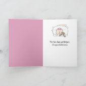 姪っ子へのベビーシューズ カード (内部)