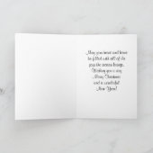 姪っ子/メリークリスマス – 天使 シーズンカード (内部)