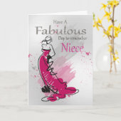 姪っ子，誕生日と女性の挨拶，カード カード (黄色い花)