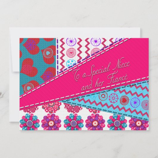 姪とフィアンスバレンタインパッチワークキルトスタイル (正面)