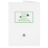 姪とボーイフレンド幸せ聖パトリックの日 (裏面)