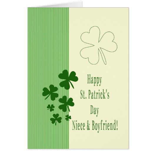 姪とボーイフレンド幸せ聖パトリックの日 (正面)
