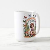 姪と甥の名前をカスタムする素晴らし叔母の庭 コーヒーマグカップ (正面右)