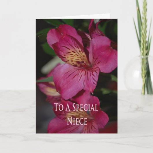 姪のためのバースデー・カード カード (正面)