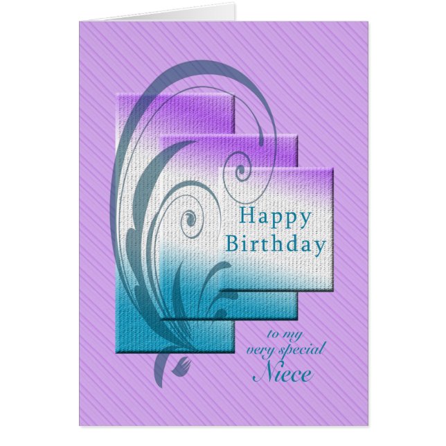 姪のための誕生日モダンとシック (正面)