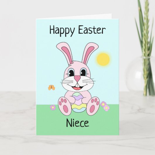 姪のイースターカード シーズンカード (正面)