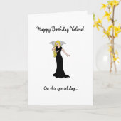 姪のバースデー・カード カード (黄色い花)