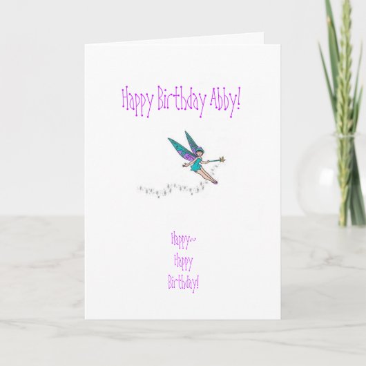 姪のバースデー・カード カード (正面)