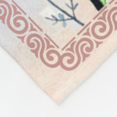 姪のパーソナライズされた叔母に フリースブランケット (角)