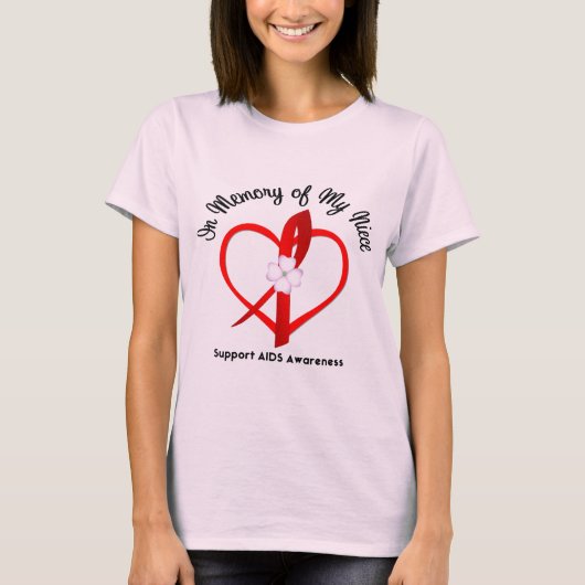 姪の思い出を助ける Tシャツ (正面)