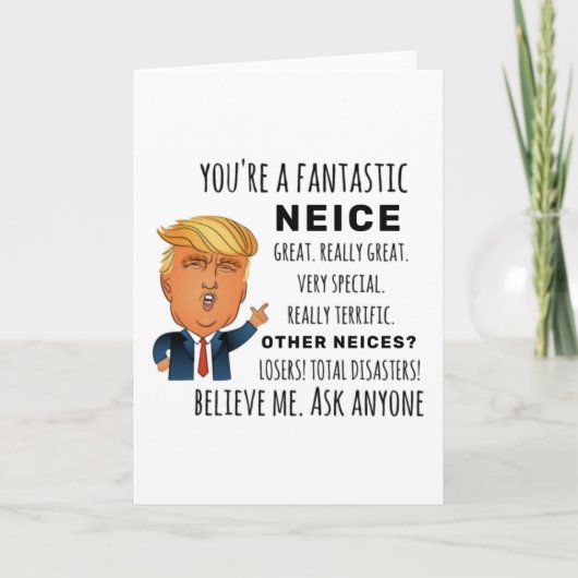 姪の最高の贈り物 カード (正面)