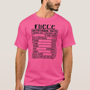 姪の栄養事実家族の懇親会おもしろい Tシャツ