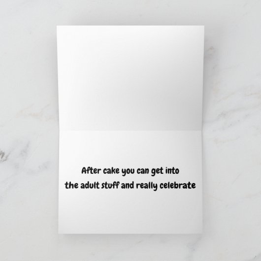 **姪の祝**誕生日 カード (内部)