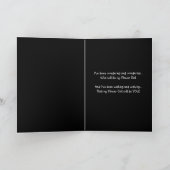 姪の花嫁  招待  ターコイズブルーのドレス 招待状 (内部)