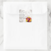 姪の詩 – 花 スクエアシール (バッグ)