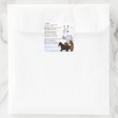 姪の詩-馬 スクエアシール (バッグ)