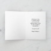 姪の誕生日カード – ムーニーかわいいラグドールゴシック カード (内部)