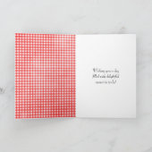 姪の誕生日水玉模様デイジー カード (内部)