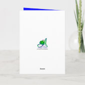 姪の3番目の誕生日の星 カード (裏面)