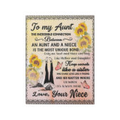 姪パーソナライズされたからの叔母への手紙 ノートパッド (回転)