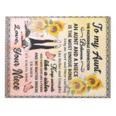 姪パーソナライズされたからの叔母への手紙 ノートパッド (正面)